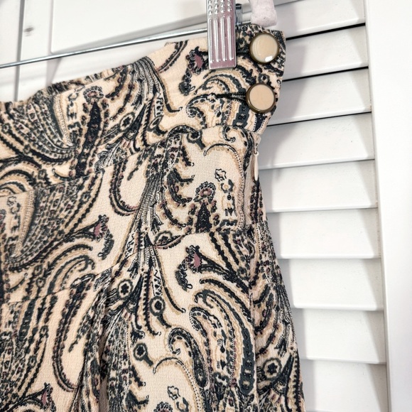 Anthropologie Paisley Harem Balloon Pants High Rise Elastic Hem Size Medium - Picture 5 of 13